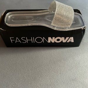 Rhinestone jelly slides